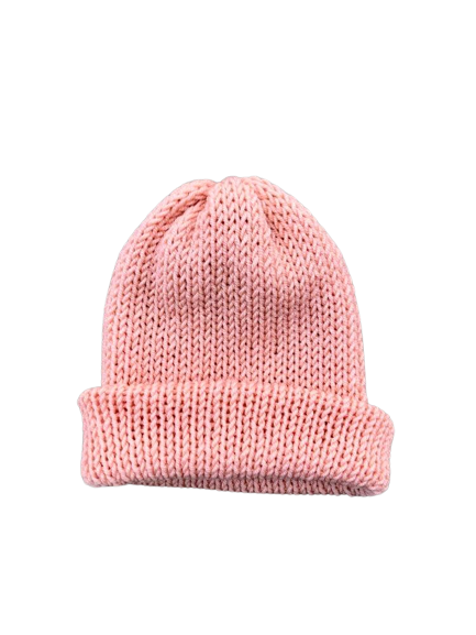 Knit Baby Beanie | Ballerina Pink